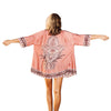 Women's Loose Cover Ups Kimono Cardigan Oversized Summer Chiffon Shawl Blouses