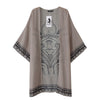 Women's Loose Cover Ups Kimono Cardigan Oversized Summer Chiffon Shawl Blouses