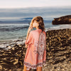 Women's Loose Cover Ups Kimono Cardigan Oversized Summer Chiffon Shawl Blouses