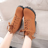 Womens Fashion High Heel Lace Up Ankle Boots Ladies Buckle Platform Shoes