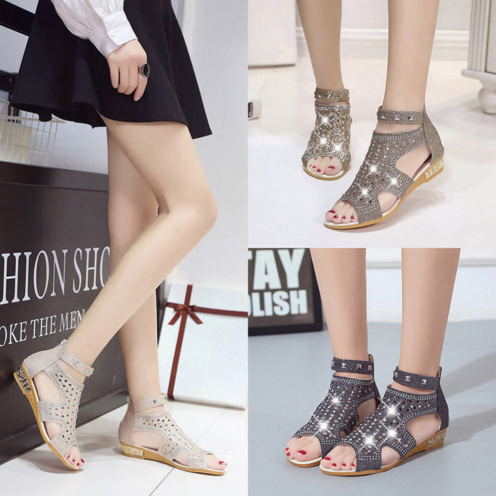 Spring Summer Ladies Women Wedge Sandals