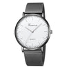 GENEVA Womens Classic Quartz Stainless Steel Wrist Watch Bracelet Watches
